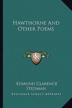 portada hawthorne and other poems (en Inglés)