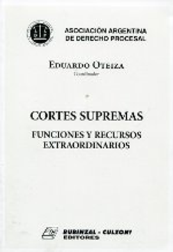 portada Cortes Supremas Funciones Y Recursos Estraordinarios (in Spanish)