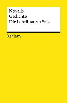 portada Gedichte. Die Lehrlinge zu Sais (in German)