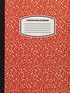 portada Classic Composition Notebook: (8. 5X11) Wide Ruled Lined Paper Notebook Journal (Red) (Notebook for Kids, Teens, Students, Adults) Back to School and Writing Notes (in English)