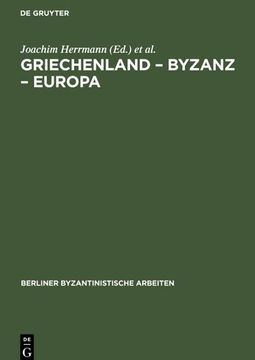 portada Griechenland¿ Byzanz¿ Europa (en Alemán)