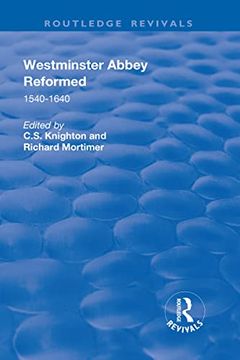 portada Westminster Abbey Reformed: 1540-1640 (en Inglés)