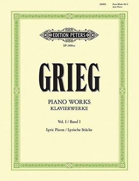 portada Piano Works -- Lyric Pieces: Books 1-10; Based on Edvard Grieg Complete Edition, Urtext (en Inglés)