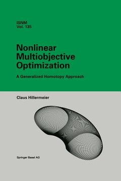 portada Nonlinear Multiobjective Optimization: A Generalized Homotopy Approach (in English)