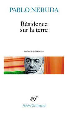 portada Résidence sur la Terre (Poesie/Gallimard)