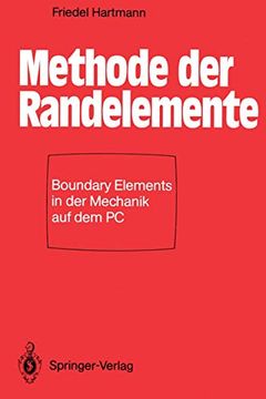 portada Methode der Randelemente: Boundary Elements in der Mechanik auf dem pc (en Alemán)