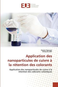 portada Application des nanoparticules de cuivre à la rétention des colorants (en Francés)