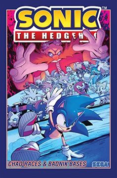 portada Sonic the Hedgehog, Vol. 9: Chao Races & Badnik Bases (en Inglés)