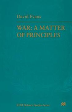 portada War: A Matter of Principles (en Inglés)