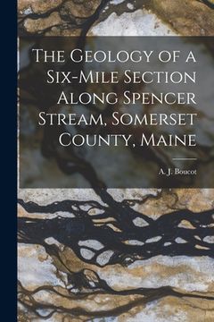 portada The Geology of a Six-mile Section Along Spencer Stream, Somerset County, Maine (en Inglés)