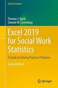 portada Excel 2019 for Social Work Statistics: A Guide to Solving Practical Problems (Excel for Statistics) (en Inglés)