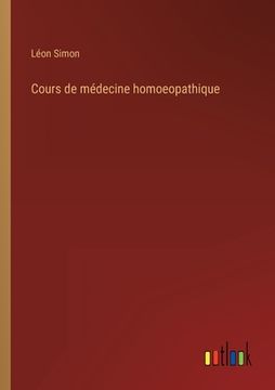 portada Cours de médecine homoeopathique (in French)