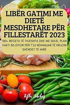 portada Libër Gatimi Me Dietë Mesdhetare Për Fillestarët 2023 (in Albanian)