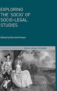 portada Exploring the 'socio' of Socio-Legal Studies (Palgrave Socio-Legal Studies) (en Inglés)