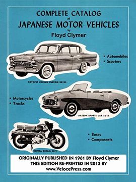 portada Complete Catalog of Japanese Motor Vehicles (en Inglés)