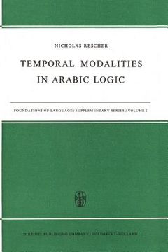 portada Temporal Modalities in Arabic Logic (en Inglés)