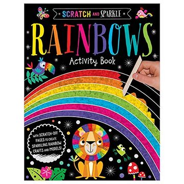 portada Scratch and Sparkle Rainbows (in English)