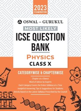 portada Oswal - Gurukul Physics Most Likely Question Bank: ICSE Class 10 For 2023 Exam (en Inglés)