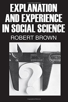portada Explanation and Experience in Social Science (in English)
