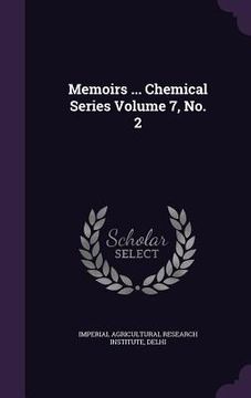 portada Memoirs ... Chemical Series Volume 7, No. 2 (en Inglés)