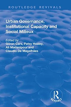 portada Urban Governance, Institutional Capacity and Social Milieux (en Inglés)