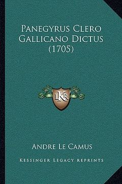 portada Panegyrus Clero Gallicano Dictus (1705) (en Latin)
