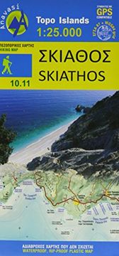 portada Skiathos (2013): Topografische Wanderkarte 10. 11. Griechische Inseln - Ägäis - Sporaden - Aegean Sporades (en Inglés)