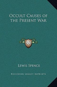 portada occult causes of the present war (in English)