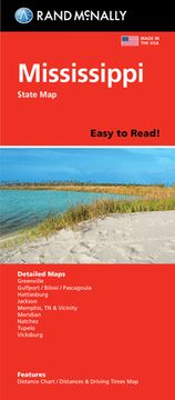 portada Rand Mcnally Easy to Read Folded Map: Mississippi State map