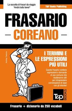portada Frasario Italiano-Coreano e mini dizionario da 250 vocaboli (in Italian)