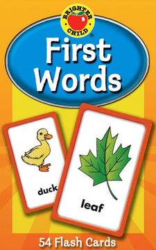 portada First Words Flash Cards (Brighter Child Flash Cards) (en Inglés)