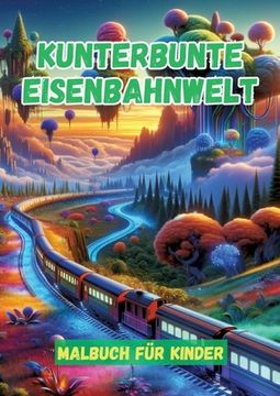 portada Kunterbunte Eisenbahnwelt: Malbuch für Kinder (en Alemán)