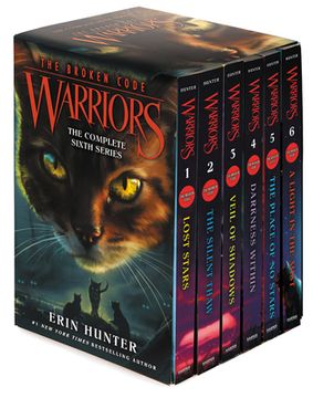 portada Warriors: The Broken Code 6-Book box set (en Inglés)