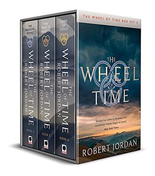 portada The Wheel of Time box set 2: Books 4-6 (The Shadow Rising, Fires of Heaven and Lord of Chaos) (Wheel of Time box Sets) (en Inglés)