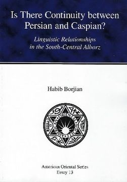portada Is There Continuity Between Persian and Caspian? Aose 13: Linguistic Relationships in the South-Central Alborz (American Oriental Series Essays) (en Inglés)