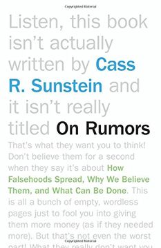 portada On Rumors: How Falsehoods Spread, Why We Believe Them, and What Can Be Done (en Inglés)