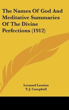 portada the names of god and meditative summaries of the divine perfections (1912) (en Inglés)