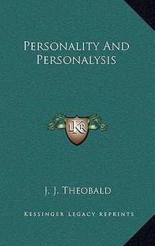 portada personality and personalysis (en Inglés)