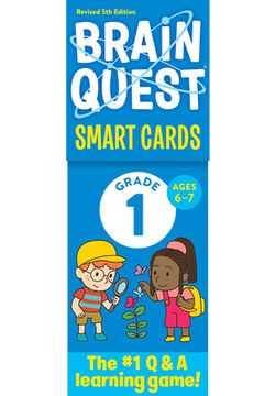 portada Brain Quest 1st Grade Smart Cards Revised 5th Edition (Brain Quest Decks) (en Inglés)