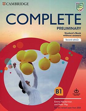 portada Complete Preliminary Student&#39; S Book Without Answers With Online Practice: For the Revised Exam From 2020 (libro en Inglés)
