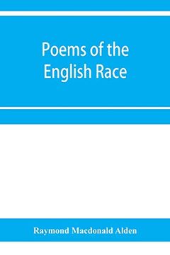portada Poems of the English Race (in English)