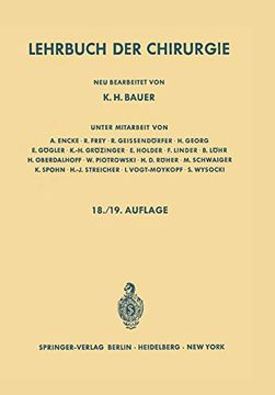portada Lehrbuch der Chirurgie (in German)