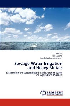 portada sewage water irrigation and heavy metals (en Inglés)