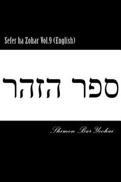 portada Sefer ha Zohar Vol.9 (English) (en Inglés)