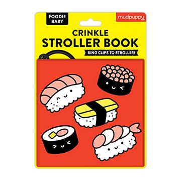 portada Foodie Baby Crinkle Fabric Stroller Book (en Inglés)