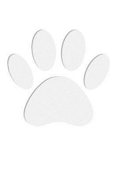 portada Print of Paper Cut Dog Paws (in English)