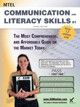 portada mtel communication and literacy skills 01 teacher certification study guide test prep (in English)