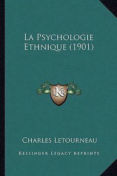 portada La Psychologie Ethnique (1901) (en Francés)