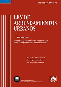 Libro Ley De Arrendamientos Urbanos - Código Comentado (Edición 2020 ...