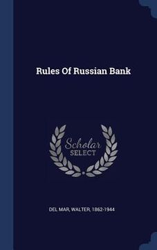 portada Rules Of Russian Bank